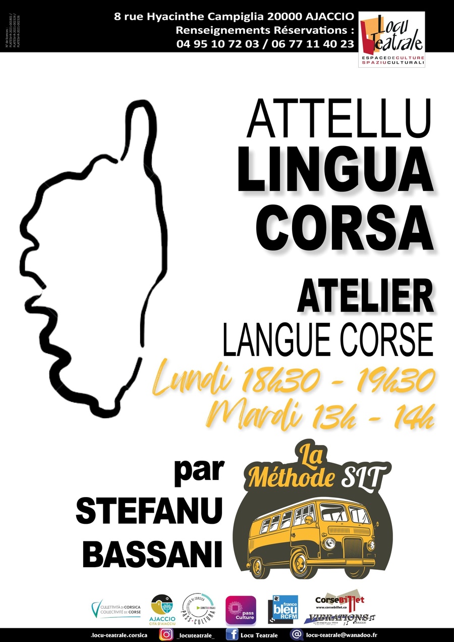 Atelier de langue corse avec Stefanu Bassani - Espace Théâtre