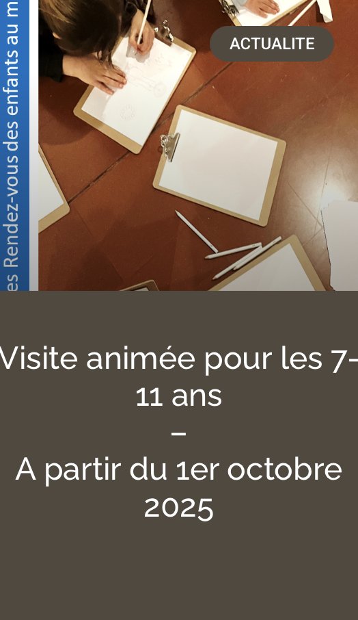Visite animée du Palais Fesch pour les enfants de 7 à 11 ans : Dessine-moi un portrait