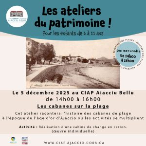 Ateliers du Patrimoine - Mémoires d’enfants au CIAP Ajaccio et Musée Fesch