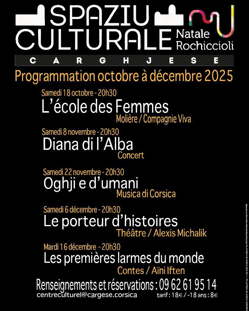 Concert : Oghji è d’umani au Spaziu Culturale Natale Rochiccioli