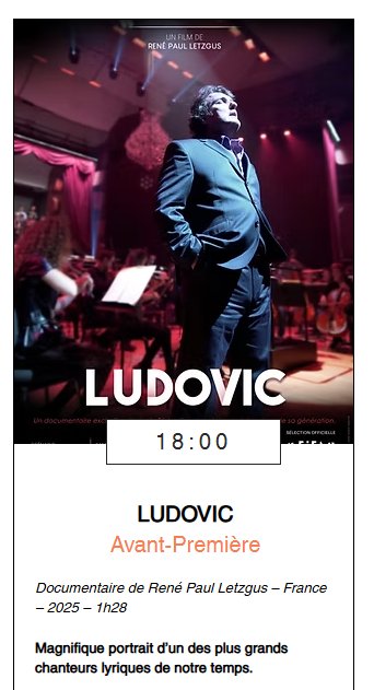 Avant-Première du Documentaire 'Ludovic' à L'Île-Rousse avec René Paul Letzgus