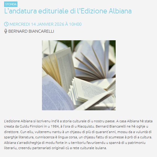 Rencontre avec Bernard Biancarelli : L’andatura éditoriale de l’Édition Albiana