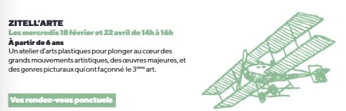 Atelier vacances : "Zitell'Arte" - Grands mouvements artistiques pour enfants