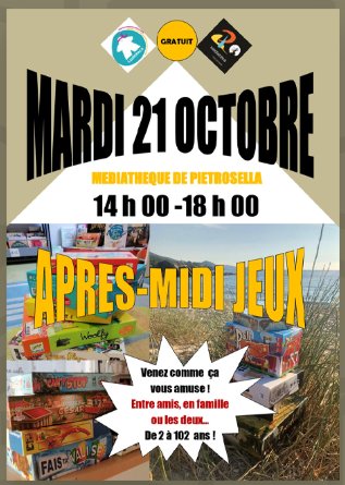 Après-midi jeux à la Médiathèque de Pitrusedda