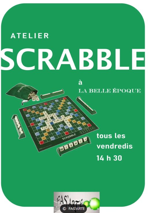 Atelier Scrabble - La Belle Époque à Sartène