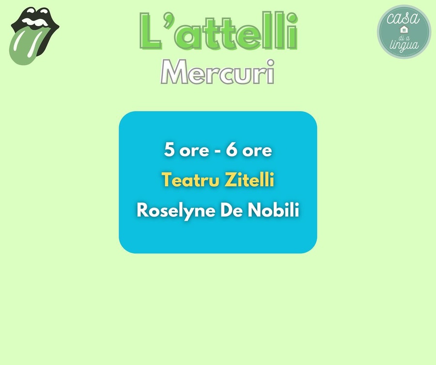 Atelier de Théâtre Zitelli avec Roselyne de Nobili - Casa de la Langue à Corte