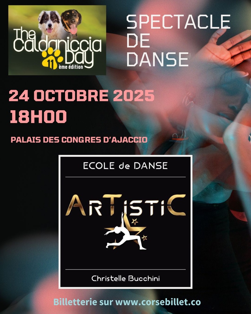 Spectacle de danse 'Artistic' de Christelle Bucchini - Caldaniccia Day au Palais des Congrès