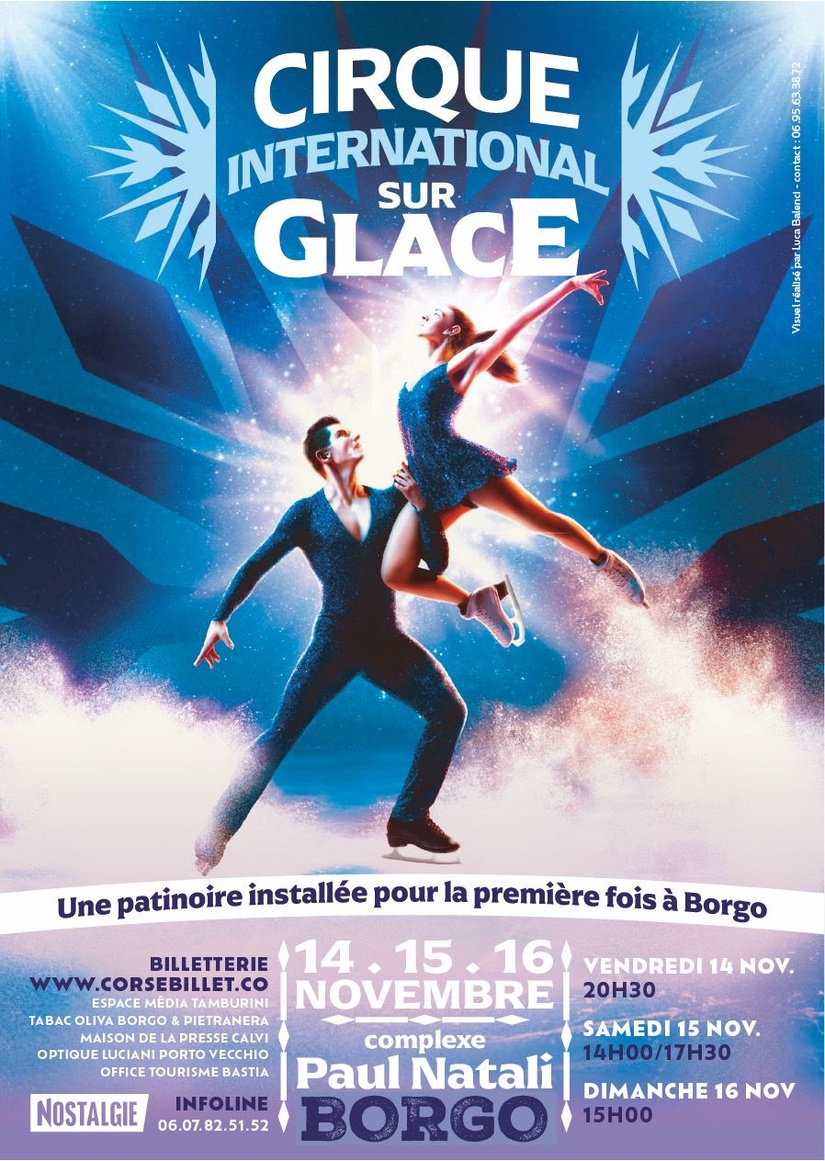 Cirque international sur glace au Complexe Paul Natali à Borgo