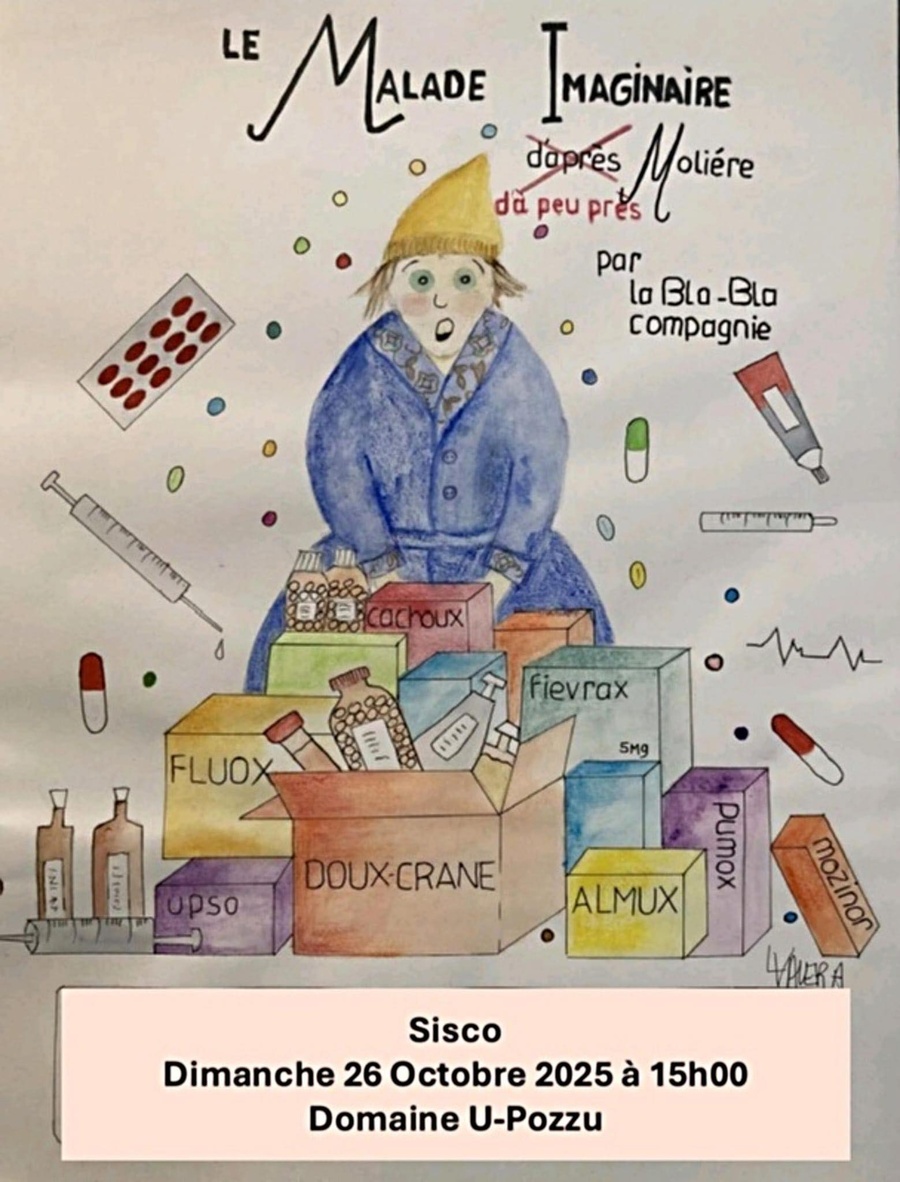 Théâtre : "Le malade imaginaire" par la Bla-bla compagnie - Domaine le Puits