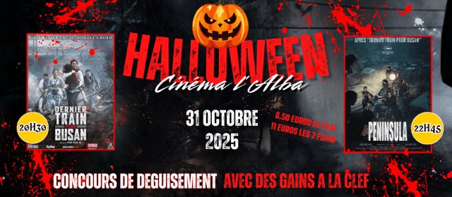 Soirée Halloween : Projections de films d'horreur et concours de déguisement au Cinéma L'Alba