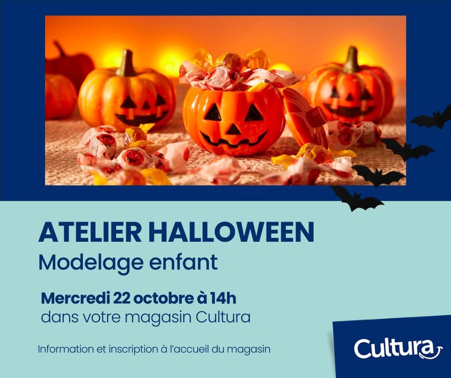 Atelier Halloween : Modelage pour Enfants à Cultura