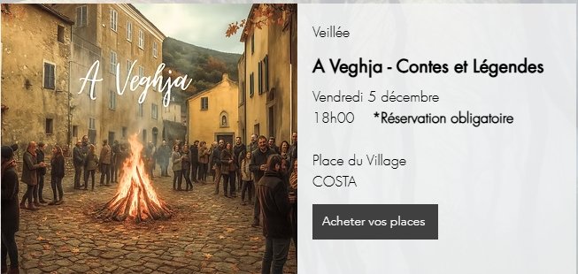 Terra di' Conti 2025 : A Veghja, La Veillée avec Ghjacumina Acquaviva et Don Matthieu Santini