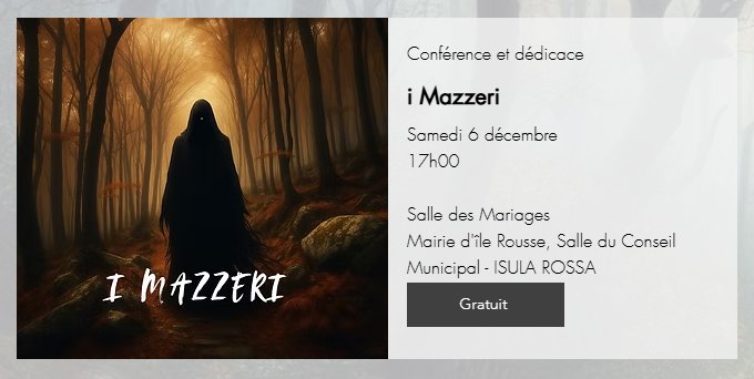 Terra di' Conti 2025 : Conférence sur les I Mazzeri avec Ghjasippina Giannesini