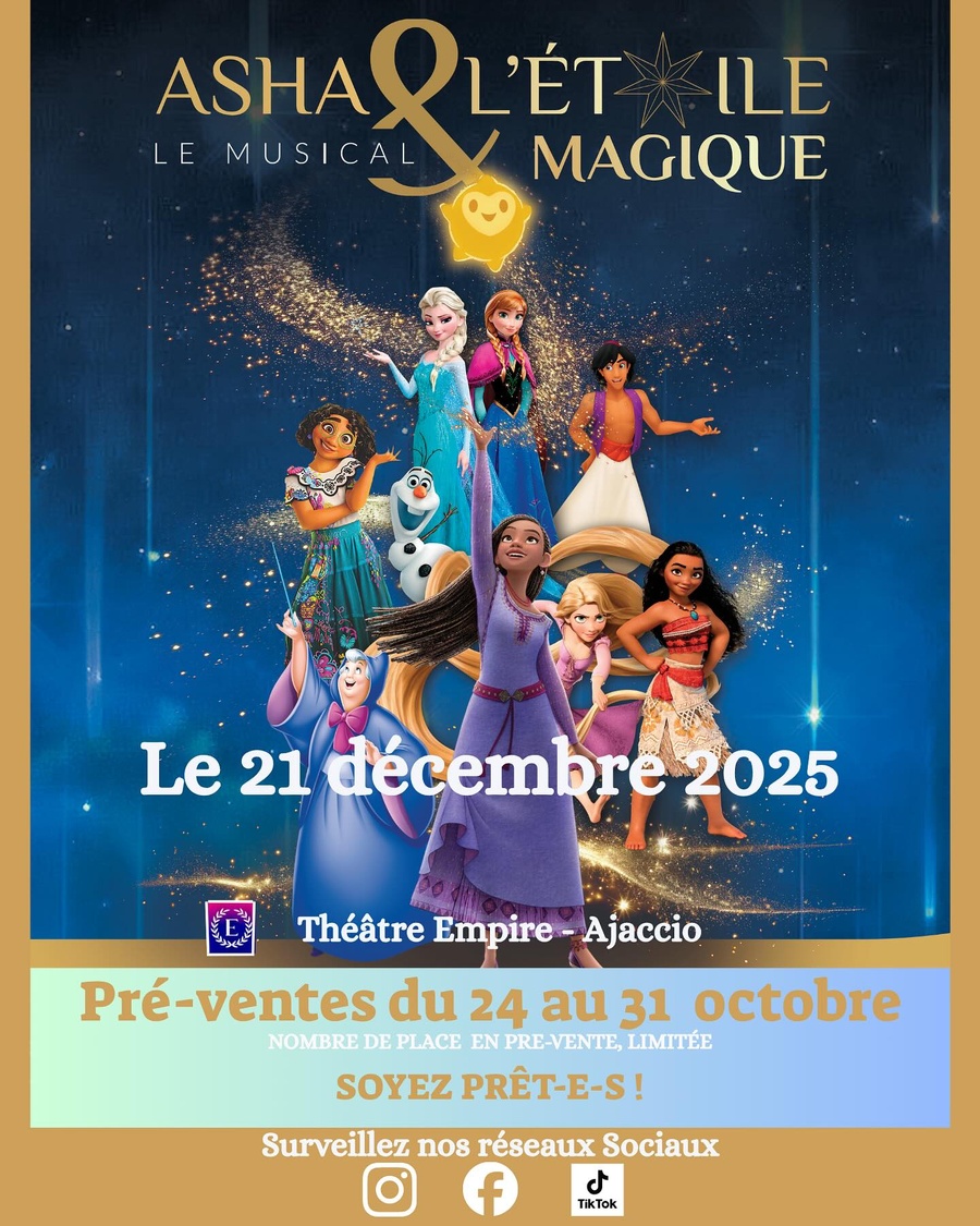 Spectacle : "Asha et l'étoile magique, le musical" - Théâtre Empire