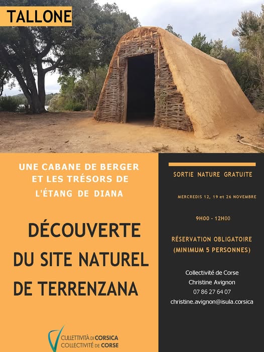 Découverte du Site Naturel de Terrenzana : Visite d’une cabane de bergers nomades du début du XXè siècle complètement reconstituée – Tallone 