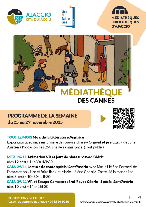 VR et Escape Game coopératif avec Cédric spécial Sant'Andria - Médiathèque des Cannes - Aiacciu