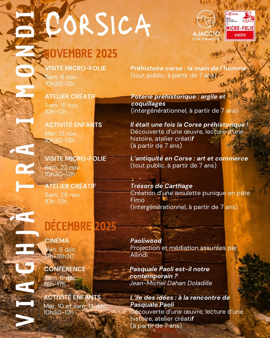 Micro-Folie Ajaccio : Voyage entre les mondes : Corse / Cinéma : « Paoliwood » Projection et médiation