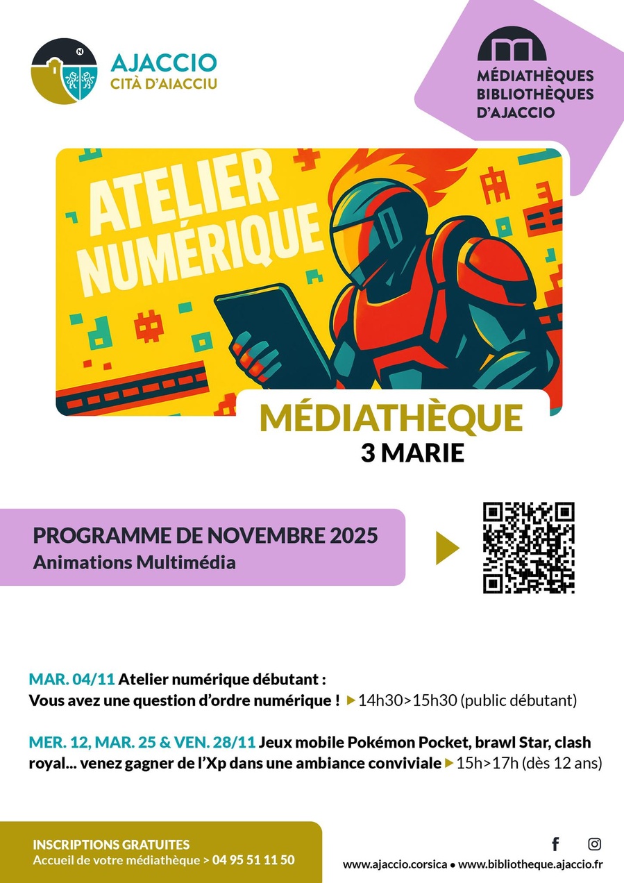 Jeux mobile Pokémon Pocket, brawl Star, clash royal... venez gagner de l'Xp dans une ambiance conviviale - Médiathèque des 3 Marie - Aiacciu