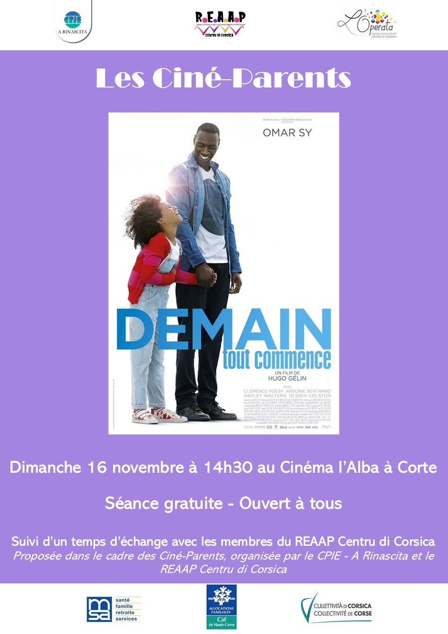 Ciné-parents proposé par le CPIE Centre Corse A Rinascita : Projection du film 