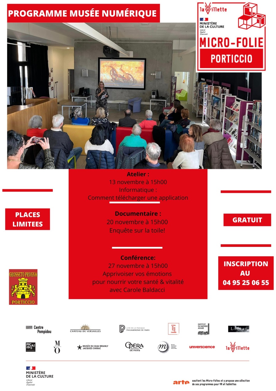 Micro-Folie / Documentaire : Enquête sur la toile - Médiathèque - Purtichju