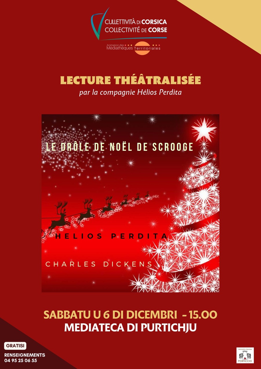 Lecture théâtralisée : Le drôle de Noël de Scrooge par Hélios Perdita