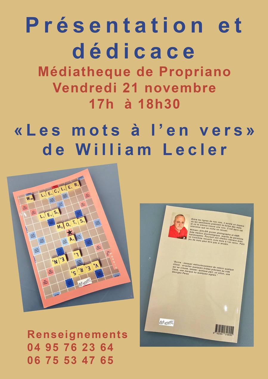 Présentation et dédicace 