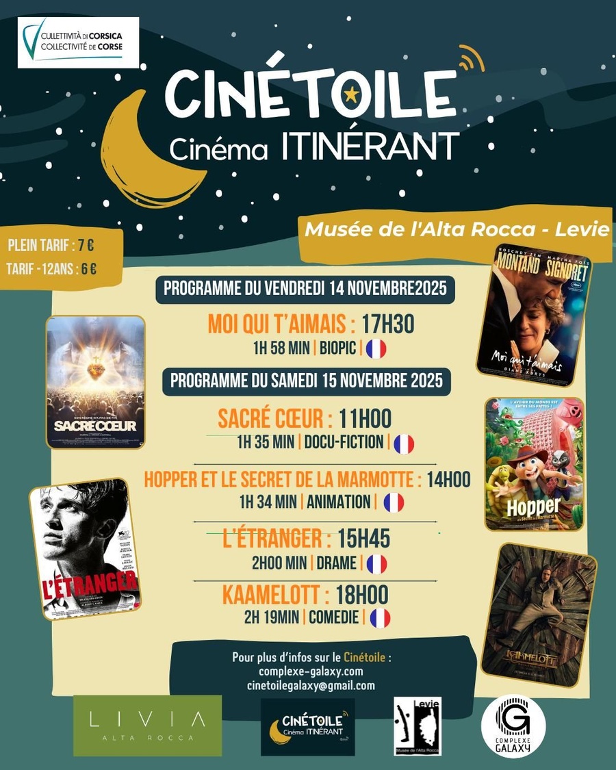 Cinétoile : Cinéma itinérant / Projection des films 
