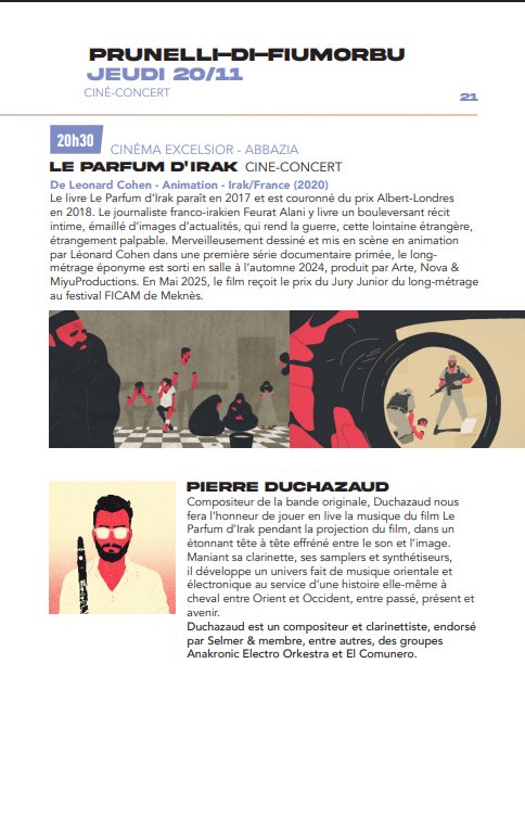 6e édition du Festival des cinémas arabes, Sirocco / Ciné-concert 