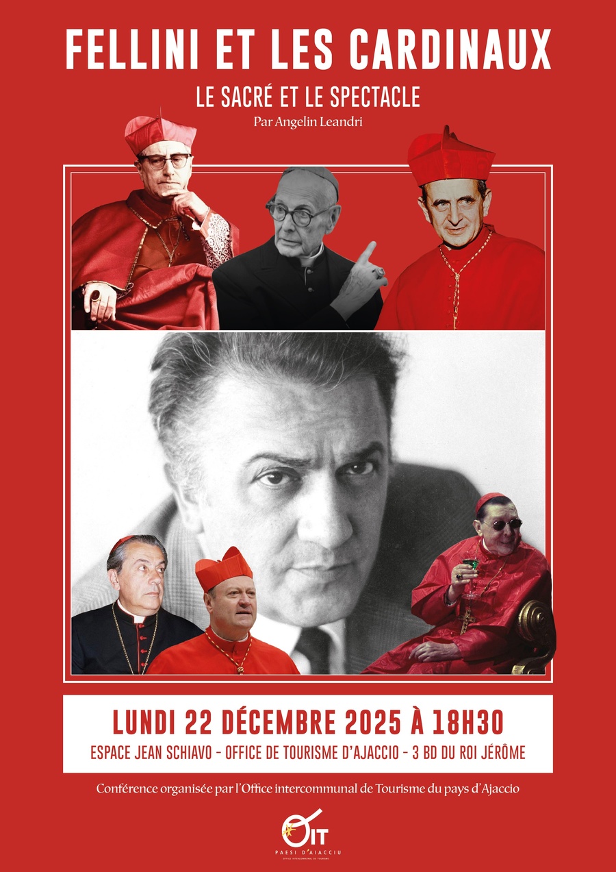 Conférence : « Fellini et les cardinaux : Le Sacré et le Spectacle » par Angelin Leandri