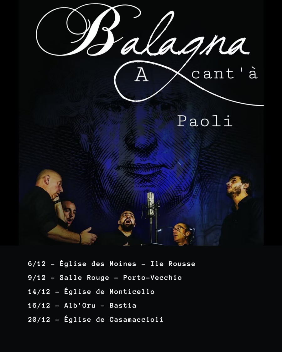 Concert du groupe Balagna "A cant'à Paoli" à Calacuccia