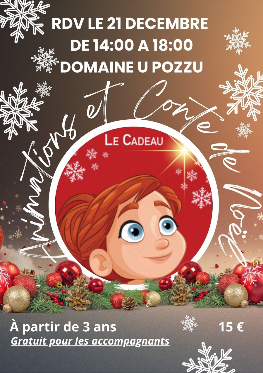 Conte de Noël pour enfants avec Piume d'Isula au Domaine U Pozzu