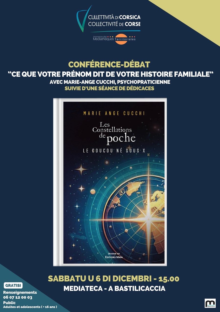 Conférence-débat : Ce que votre prénom révèle de votre histoire familiale