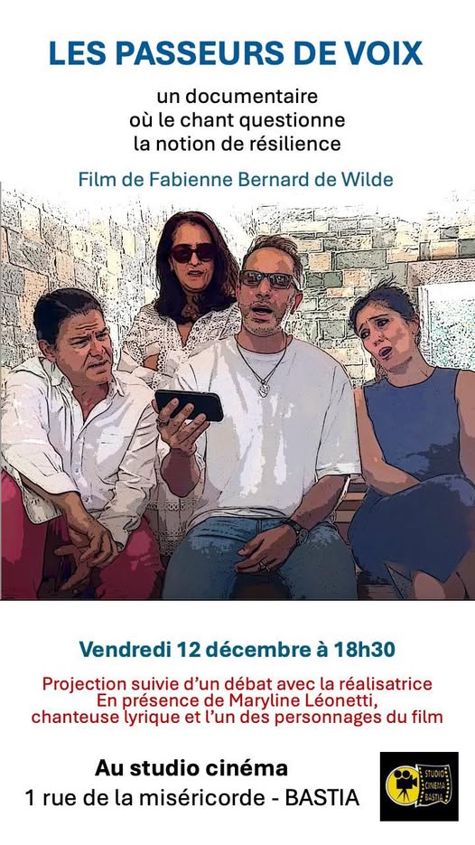 Projection et débat : 'Les passeurs de voix' avec Fabienne Bernard de Wilde et Maryline Léonetti