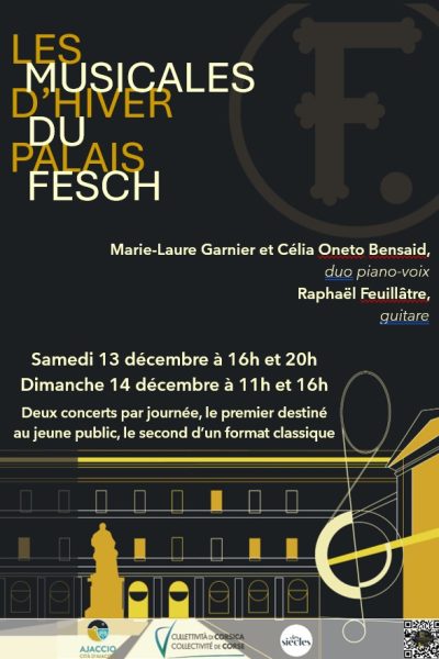Les musicales d’hiver du Palais Fesch / Rencontre-concert Jeune Public : Noël baroque - Cour du Palais Fesch