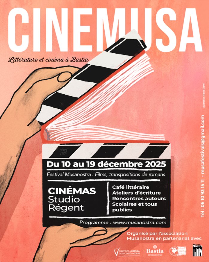 Festival Littérature et Cinéma "Cinemusa"  - Musanostra / Cinéma Le Studio / Cinéma Le Régent