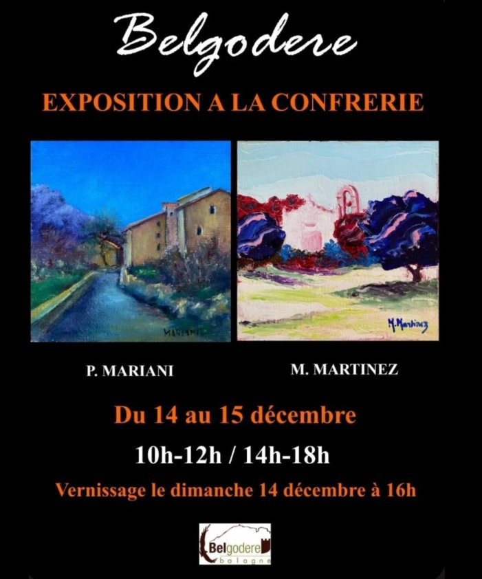 Exposition des artistes P. Mariani et M. Martinez