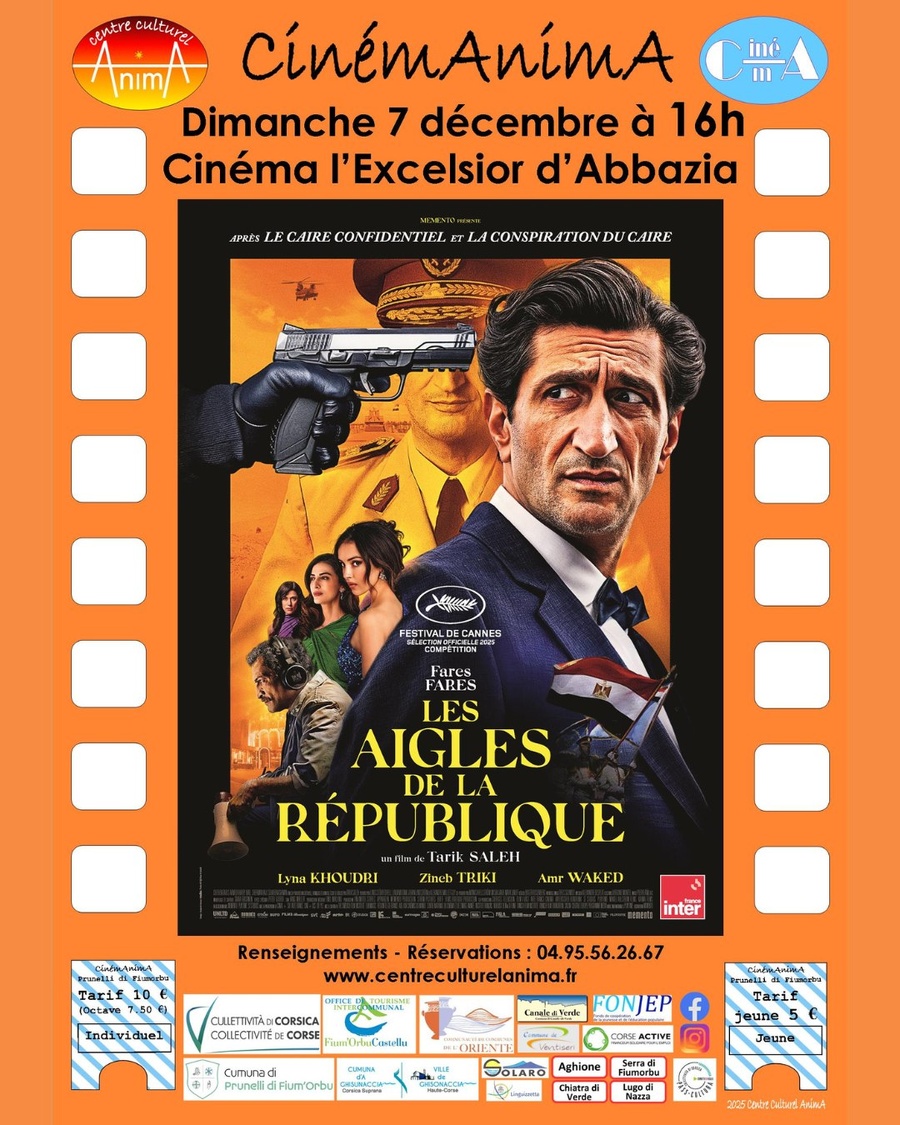 CinémAnima / Projection du film " Les aigles de la république " de Tarik Saleh - Cinéma Excelsior