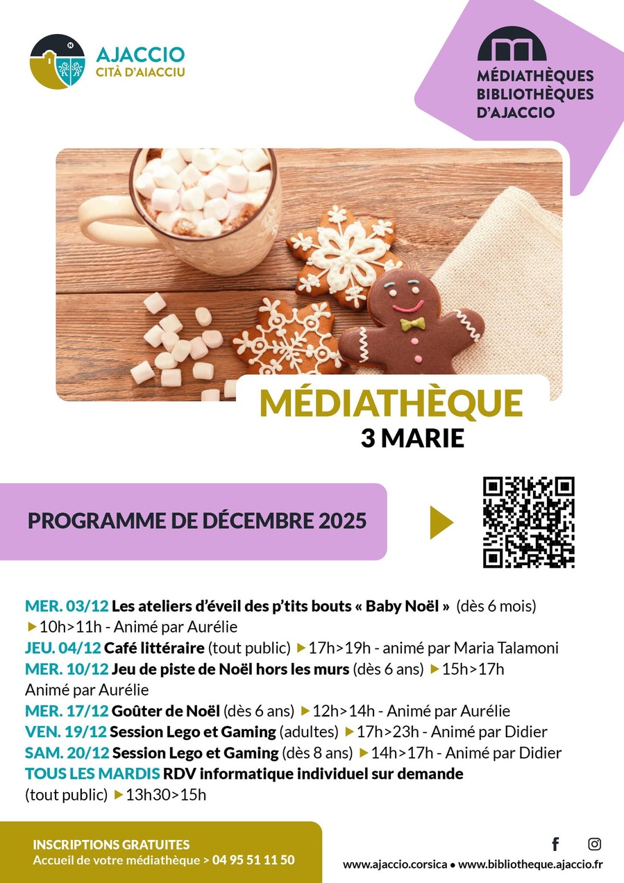 Goûter de Noël - Médiathèque des 3 Marie