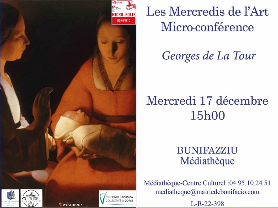Micro-folie / Micro-conférence sur Georges de La Tour - Médiathèque