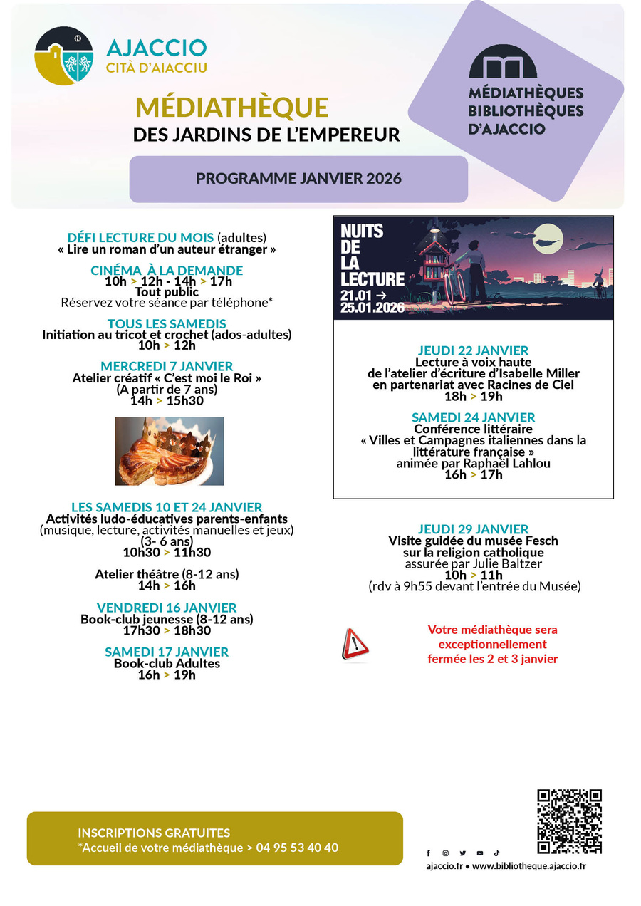 Visite guidée du musée Fesch sur la religion catholique assurée par Julie Baltzer proposée par la Médiathèque des Jardins de l’Empereur - Palais Fesch