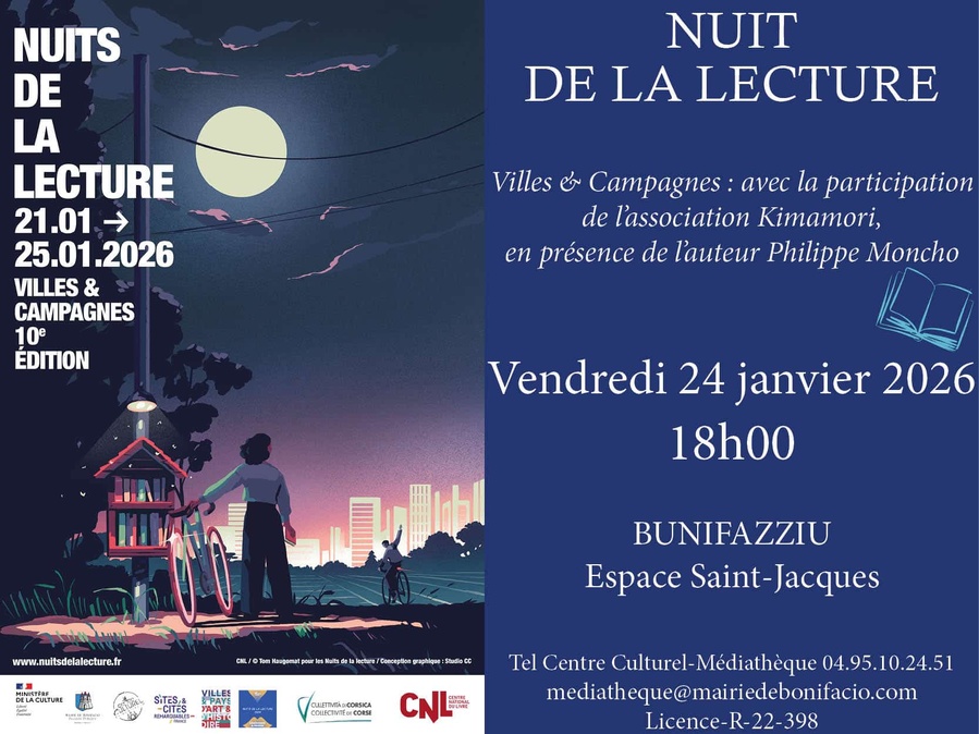 Nuit de la Lecture sur le thème : villes & campagnes - Espace Saint-Jacques