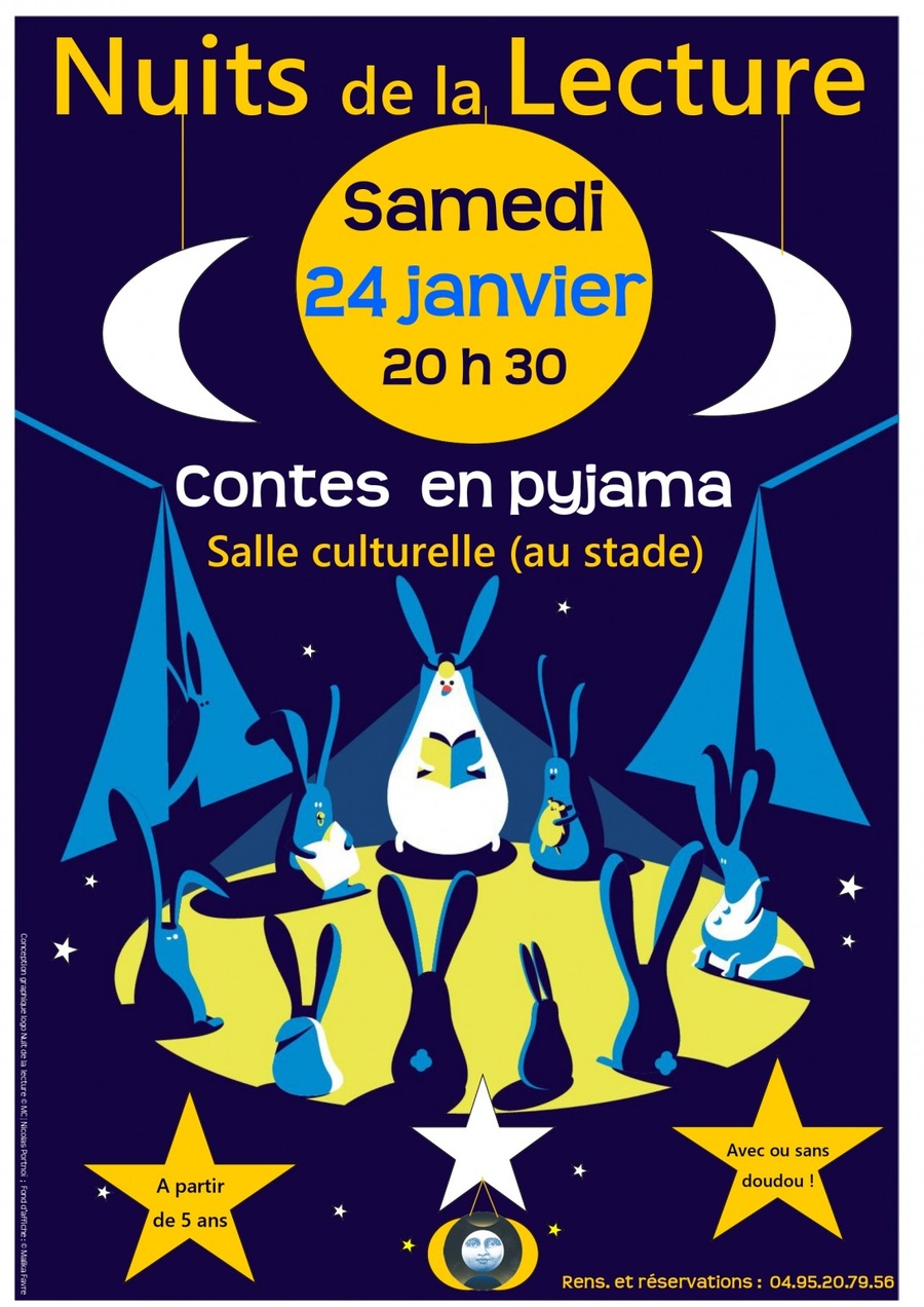 Nuit de la lecture / Contes en pyjama - Salle culturelle (stade Simon Neri)