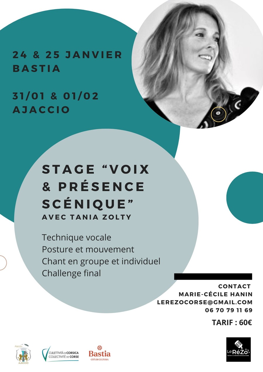 Stage "Voix et présence scénique" avec Tania Zolty