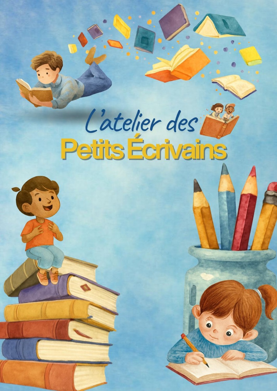 Atelier d'écriture pour enfants au Café culturel 'Tourner-les-pages' à Ajaccio