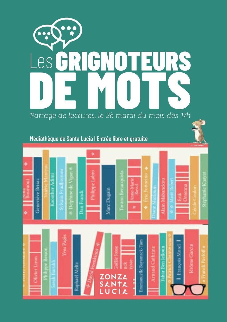Club de lecture : Les grignoteurs de mots - Médiathèque de Porto-Vecchio