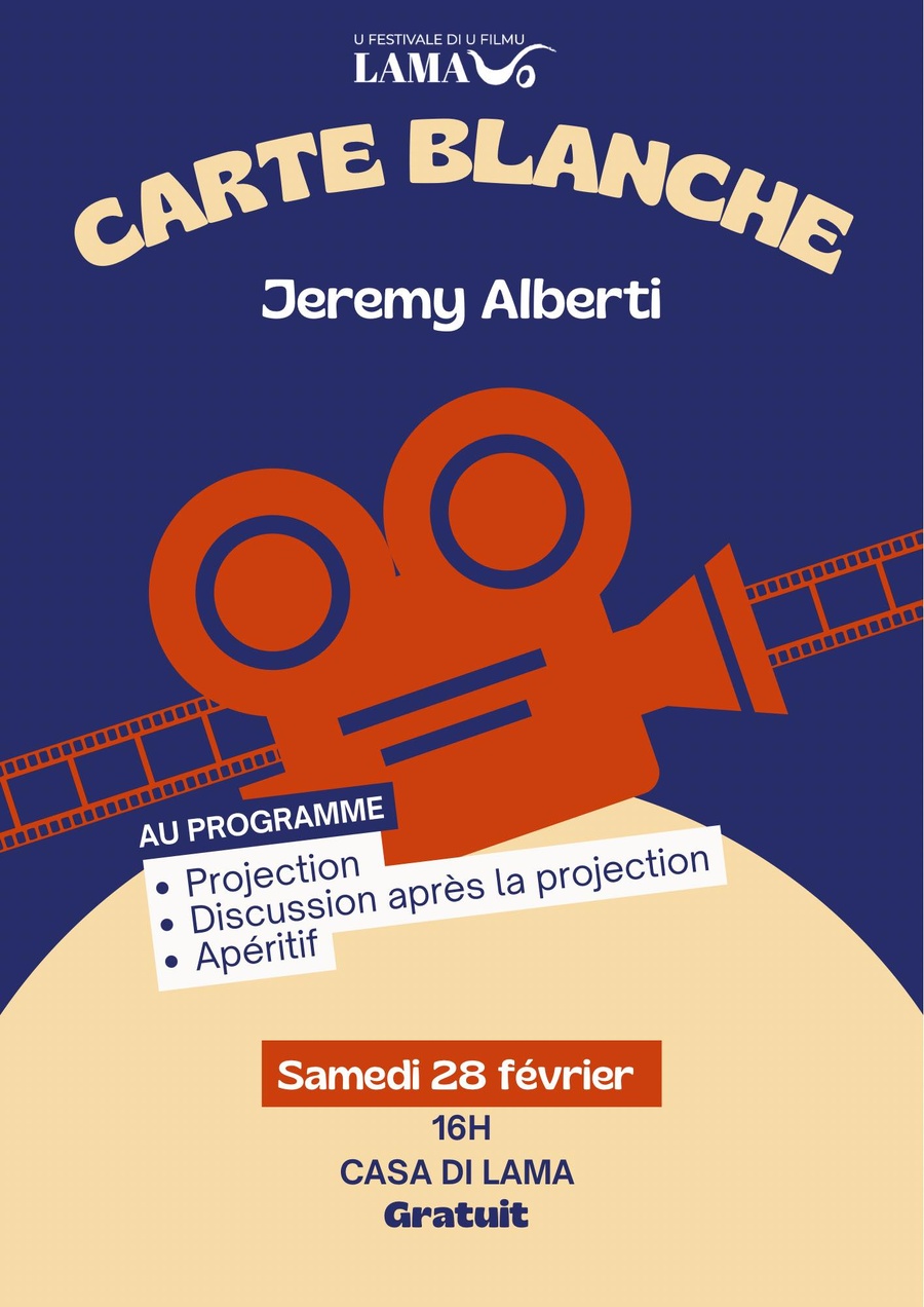 Ciné débat : Carte Blanche à Jeremy Alberti