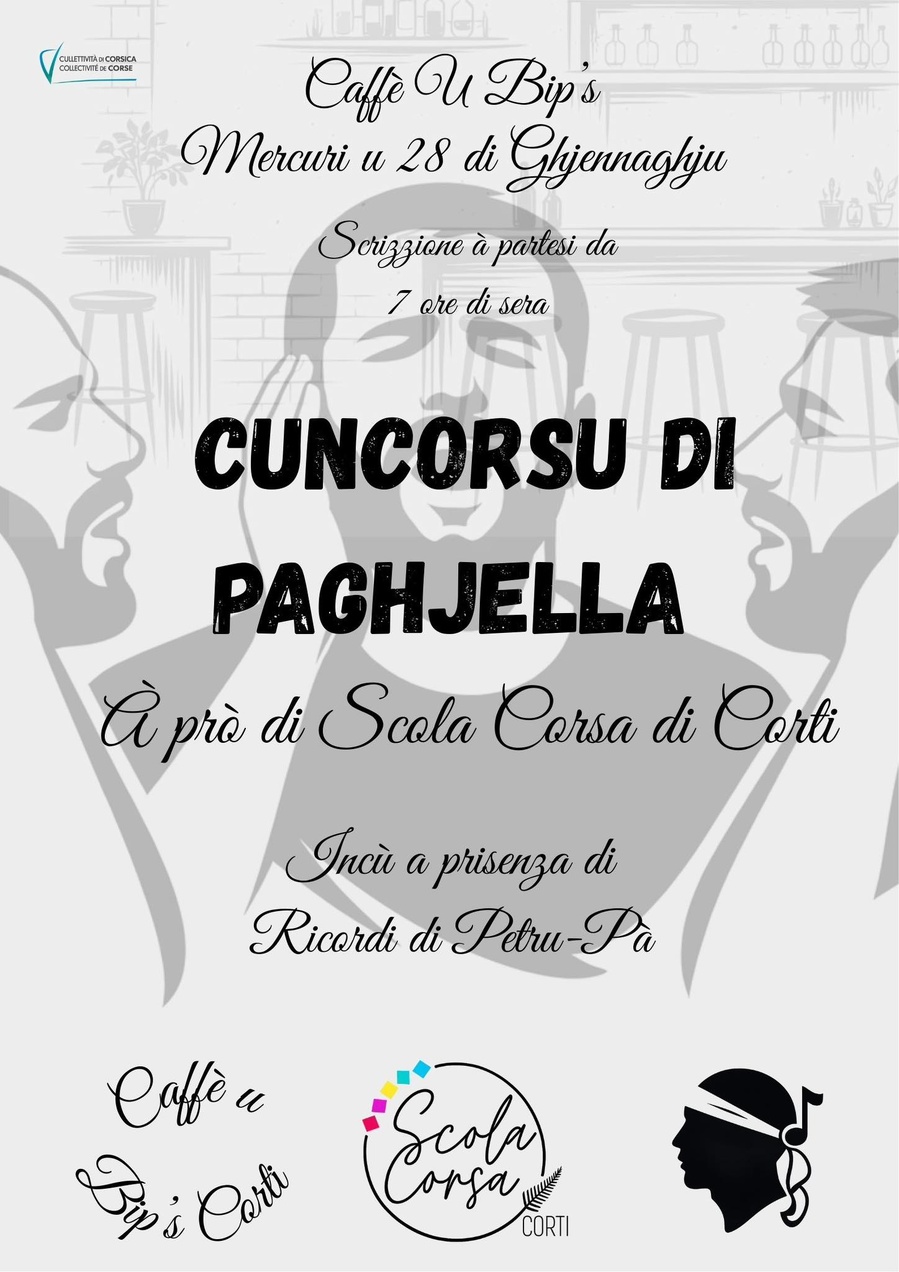 Concours de Paghjella organisé par à Scolla Corsa di Corti avec Ricordi di Petru Pà