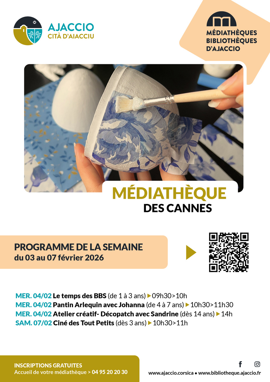 Ciné des Tout Petits - Médiathèque des Cannes