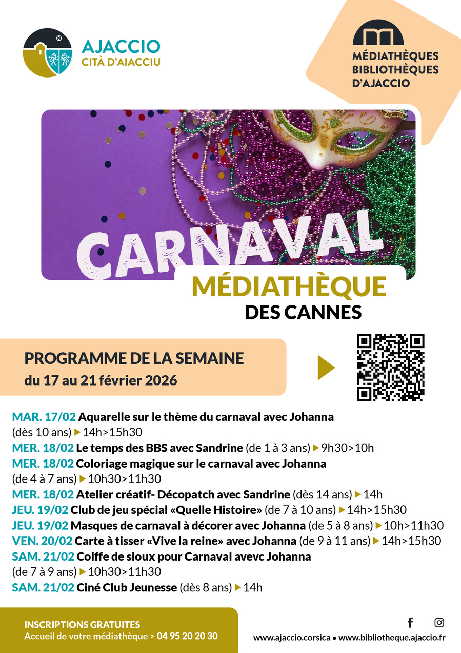 Ciné Club Jeunesse - Médiathèque des Cannes