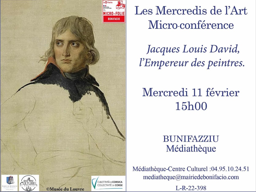 Micro-folie / Micro-conférence : "Jacques Louis David, l’Empereur des peintres" - Médiathèque